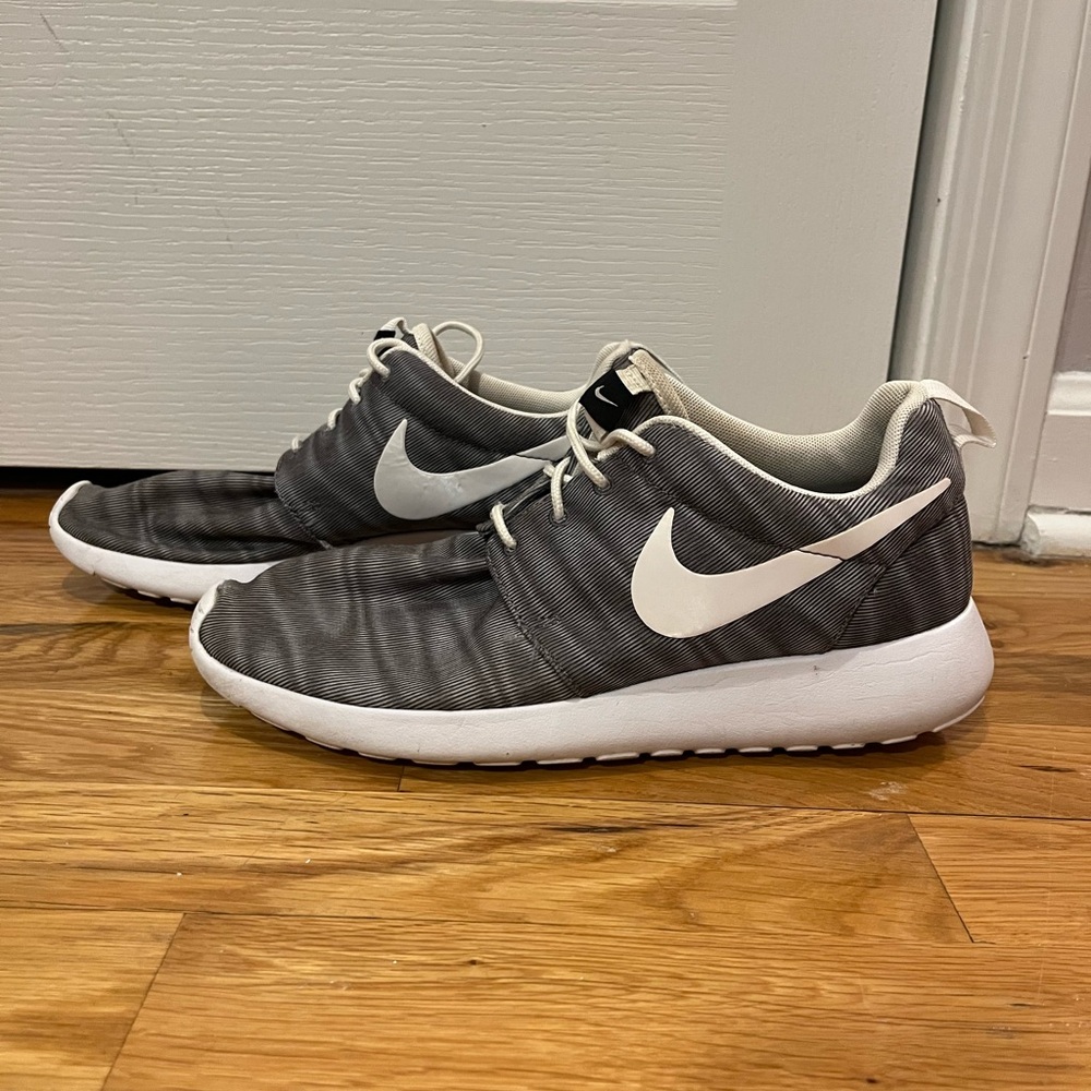 Nike Charcoal and White Running Shoes